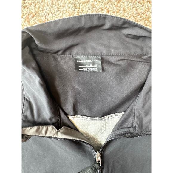 NIKE GOLF jacket size Men's XL; Black & Gray, Lightweight windbreaker - Picture 5 of 13